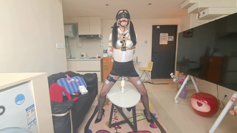 #FXX ◤XQMS◢金属镣铐✙阳具口塞狗头✙SP 驷马连接金属项圈 废双腿靠前肢爬行 黑丝高跟强制分腿 P机✙电击器抽查强高到双腿抽搐 K9✙电击✙前后双入 主动强高 惊险的ZX游戏 极限挣扎下载地址